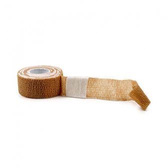 Bandage met removerdoekje bruin creme