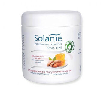 Solanie basic line moisturizing hand &amp; foot cream with paraffin 500ml