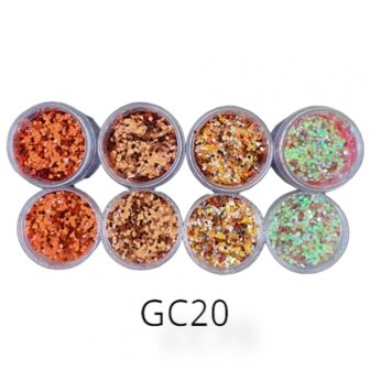 Nail Art Glitter Combinatie - GC29