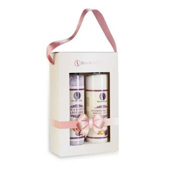 Sara Beauty Spa Cadeauset Mango - Lavendel Hydraterende Creme en Lavendel Voet - badzout