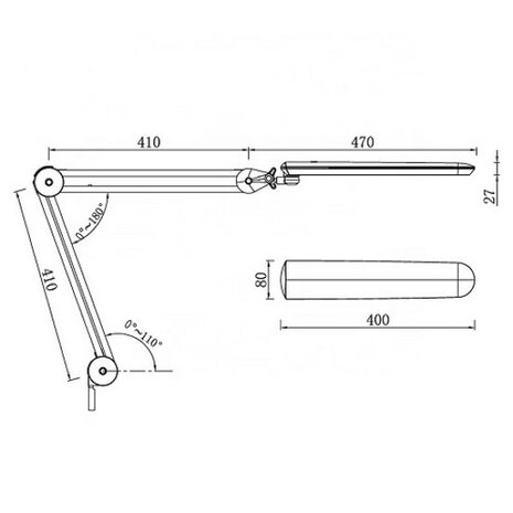 Luxe Tafellamp Led Licht 14W T-502