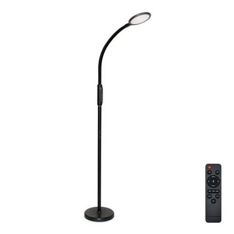 Dimbare Led Vloerlamp - Zwart