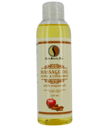Massage olie appel & Cinnamon (argan) 250ml