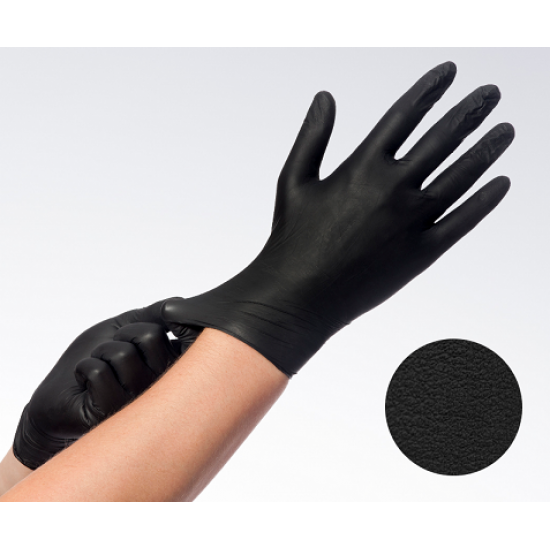 Nitril Handschoenen: Zwart 100st (Comforties)