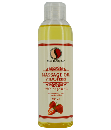 Massage olie Strawberry (argan) 250ml