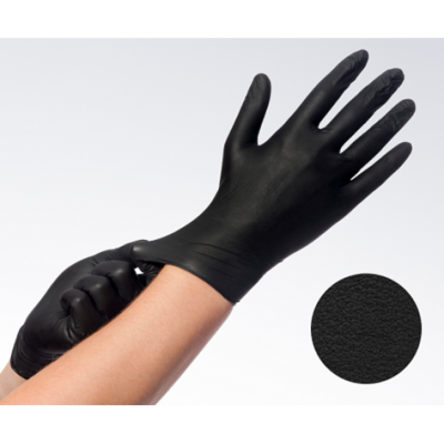 Nitril Handschoenen: Zwart 100st (Comforties)