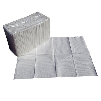 Dental Towels- 500 stuks 45x48 3 lagen waarvan 1 polyethyleen