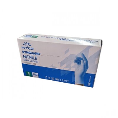 Nitril Handschoenen: Blauw 100st (Synguard)