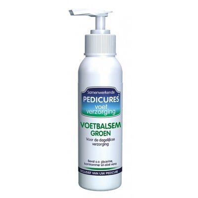 Samenwerkende Pedicures Voetbalsem Groen 150ml