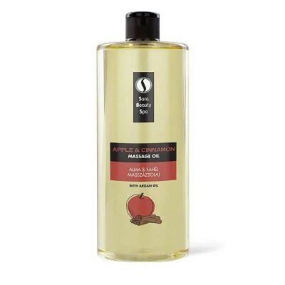 Sara Beauty Spa Massage Olie - Apple & Cinnamon (Argan) 1000ml