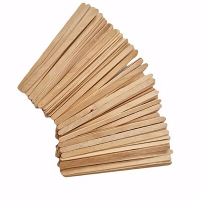 Houten spatels: Smal en extra lang 100 stuks (178 x 6mm)