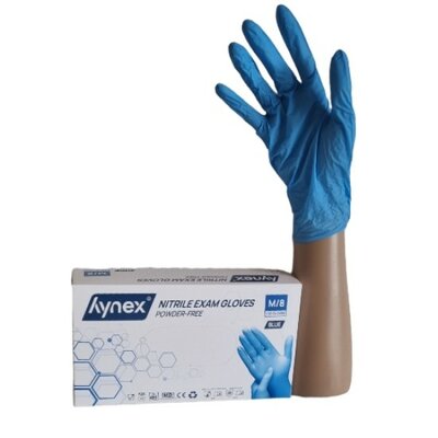 Nitril Handschoenen: Blauw 100st (Hynex)