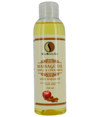 Massage olie appel & Cinnamon (argan) 250ml